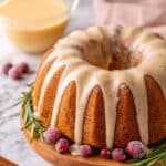 Homemade Eggnog Bundt Cake Recipe
