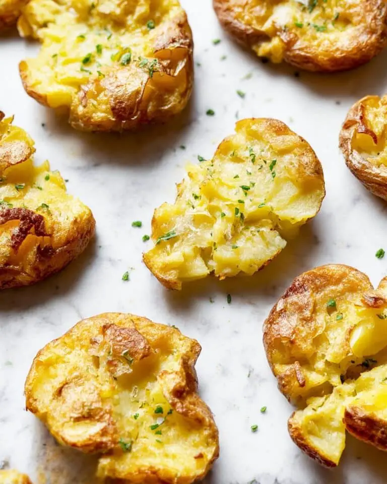 Crispy Smashed Potatoes Recipe