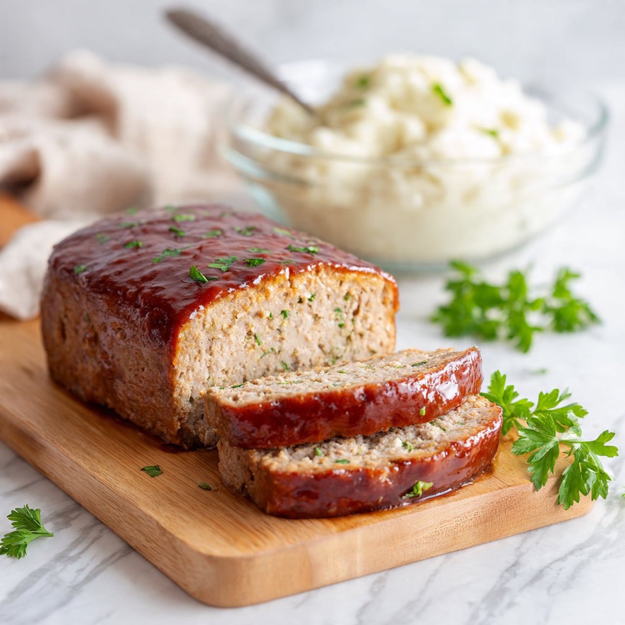 Chicken Meatloaf with Glaze Recipe