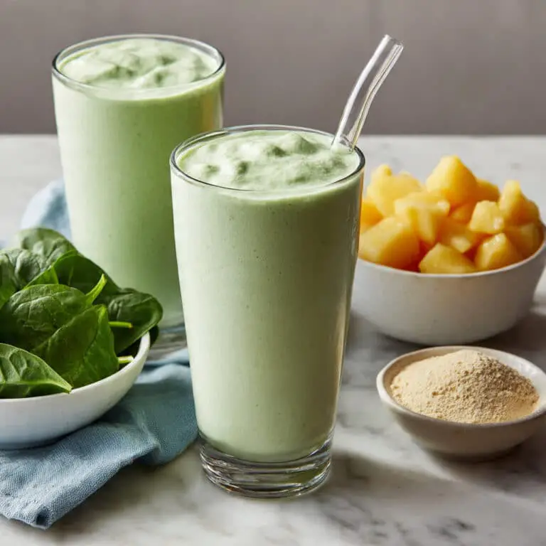 Tropical Protein Greens Smoothie Recipe
