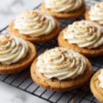 Carrot Cake Cookies with Browned Butter Cream Cheese Frosting Recipe