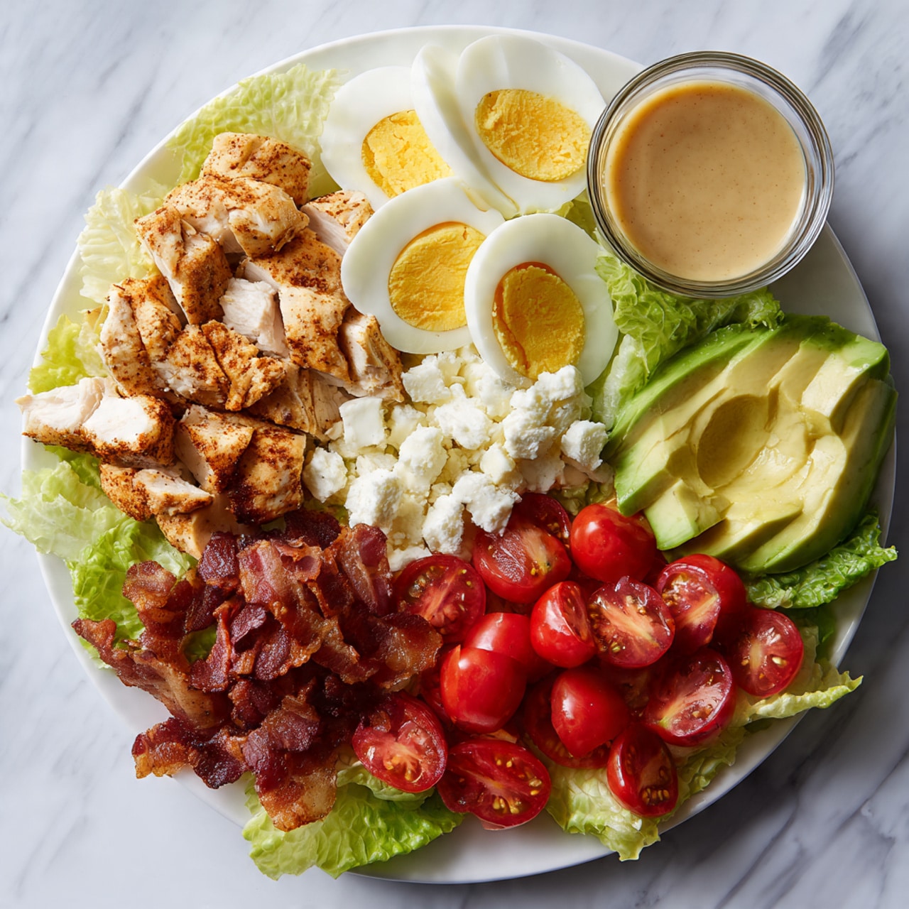 A clear glass bowl holds a light brown, creamy sauce with a smooth texture, slightly frothy on top. Inside the bowl sits a small silver whisk resting diagonally, the whisk’s wires dipped into the sauce. A woman's two hands gently hold the bowl on opposite sides, with the white marbled surface underneath clearly visible. The overall look is clean and simple, emphasizing the sauce and whisk in the glass bowl. photo taken with an iphone --ar 4:5 --v 7