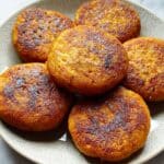 Sweet Potato Pancakes with Red Bean Filling Recipe