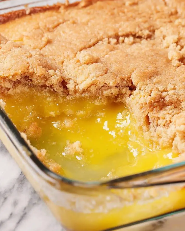 Lemon Cream Cheese Dump Cake Recipe