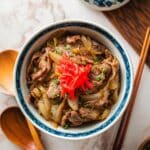 Gyudon (Japanese Beef Rice Bowl) Recipe