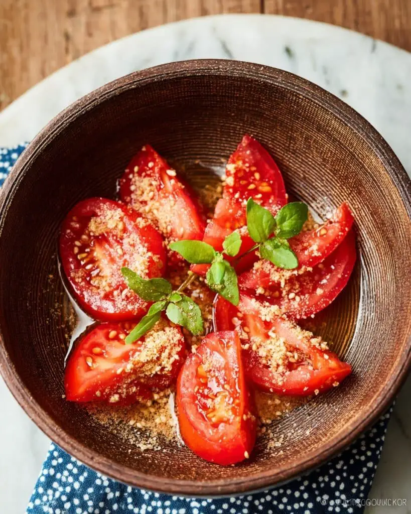 Tomato Salad with Sesame Ponzu Recipe