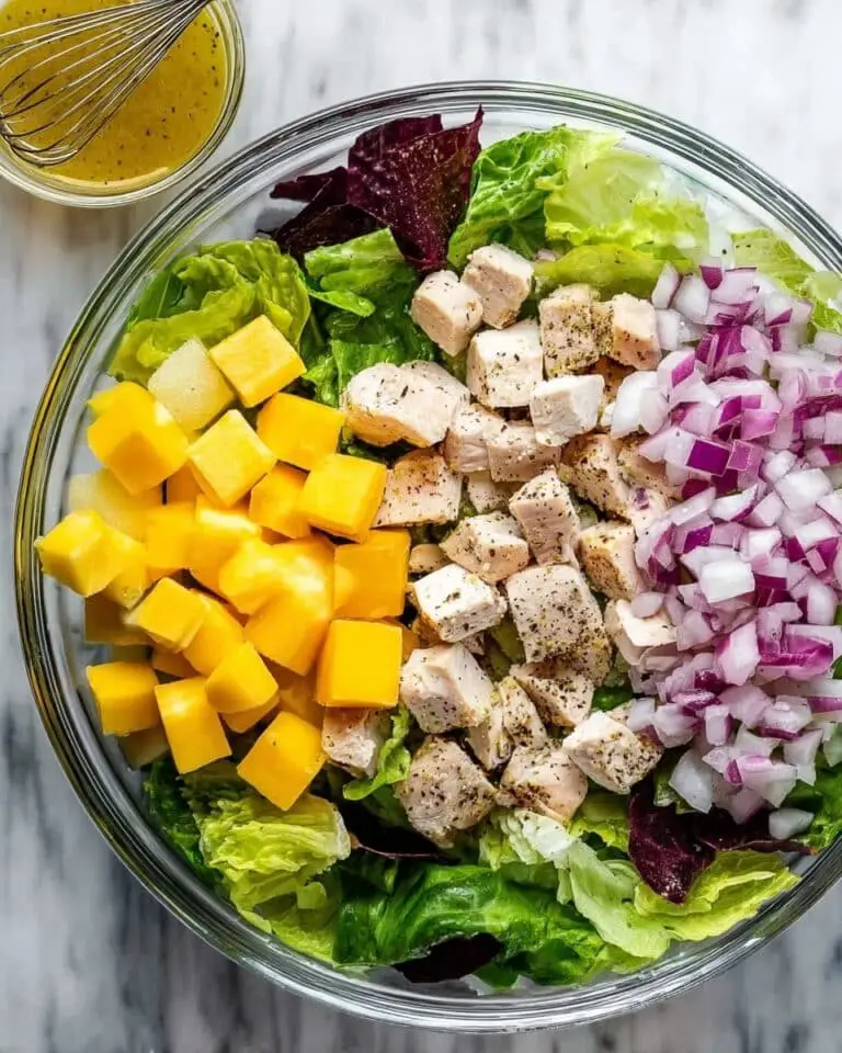 Grilled Chicken Avocado and Mango Salad Recipe