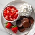 Strawberry Salsa with Vegan Chocolate Chips Recipe