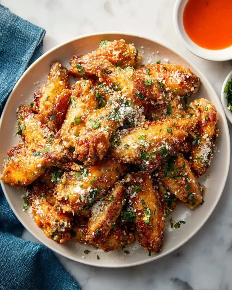 Garlic Parmesan Wings Recipe