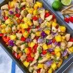 Pineapple Chicken Sheet Pan Dinner Recipe