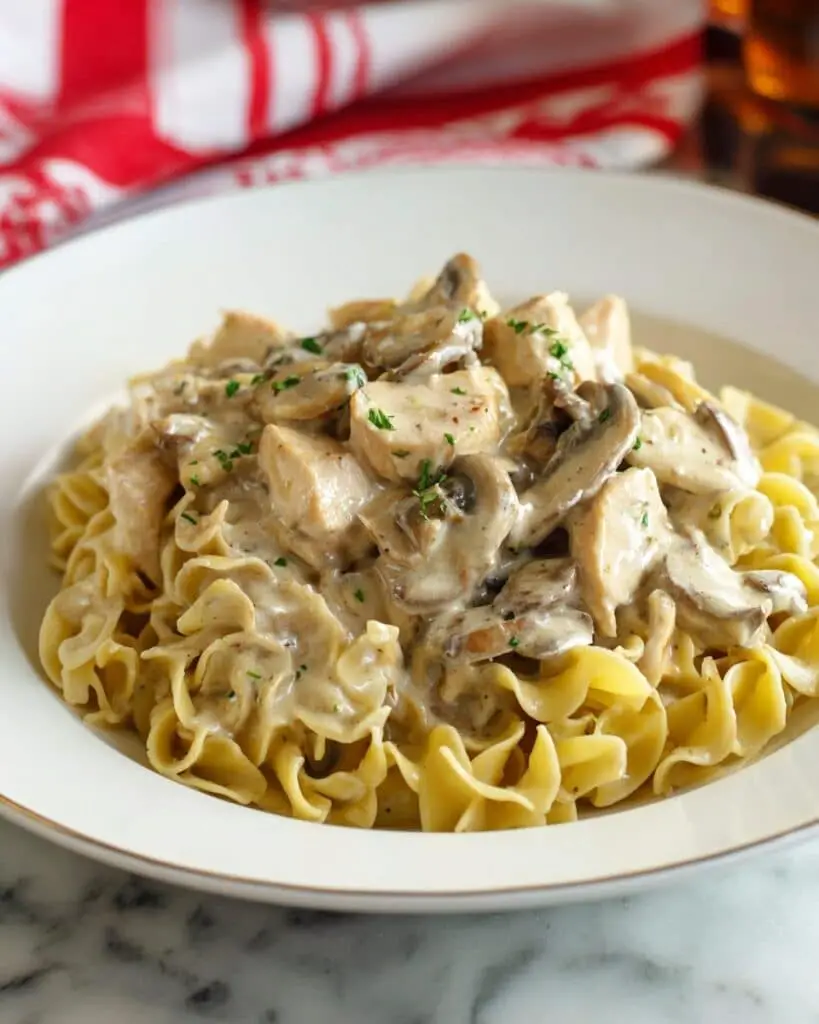 One-Pan Chicken Stroganoff Recipe