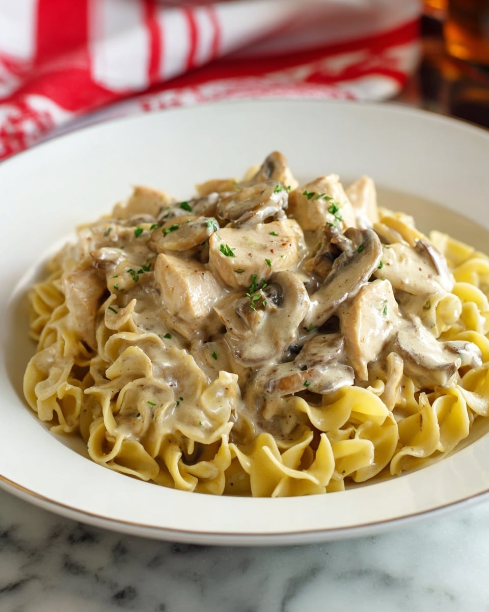 One-Pan Chicken Stroganoff Recipe