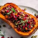 Stuffed Honeynut Squash with Quinoa and Wild Rice Recipe