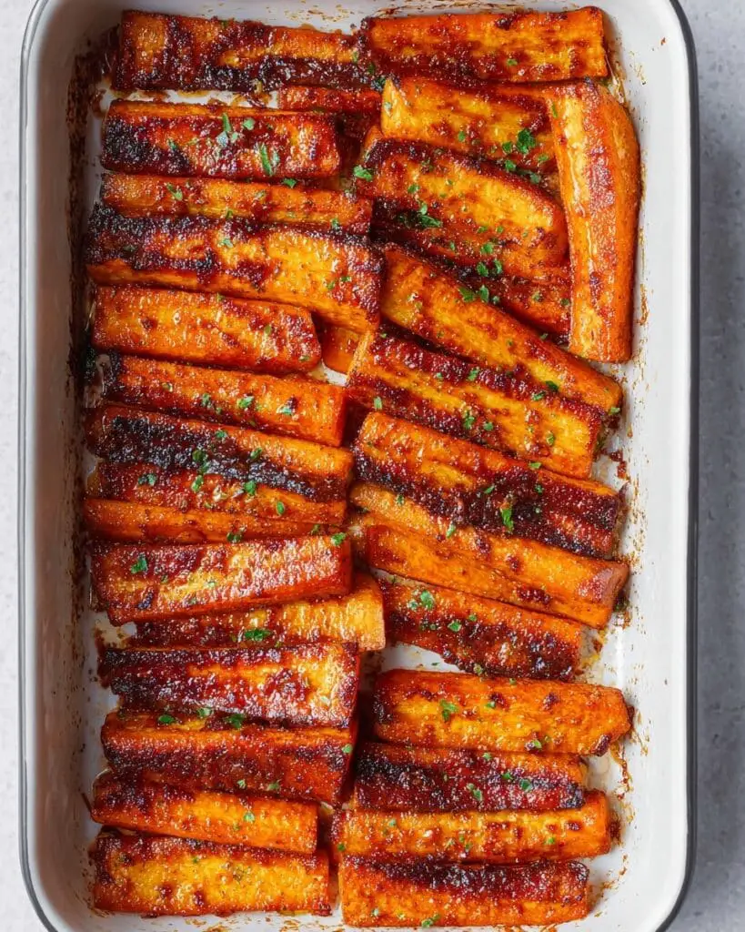 Crispy Parmesan Carrots (Cheesy Crust) Recipe