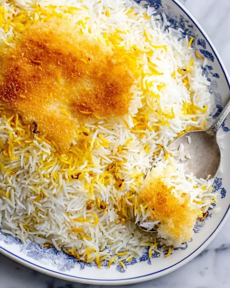 Persian Rice with Crispy Tahdig Recipe