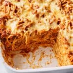 Leftover Spaghetti Bake Recipe