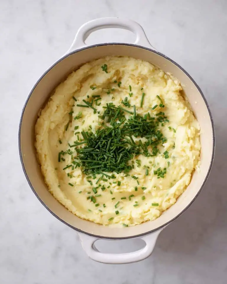 Creamy White Cheddar Mashed Potatoes Recipe