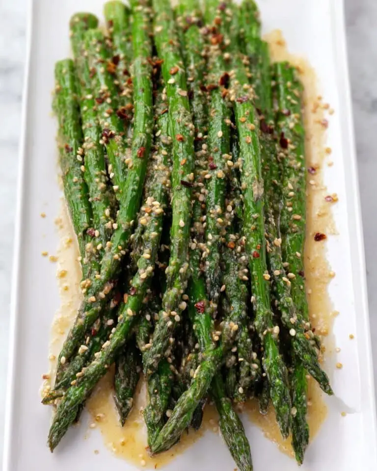 Crispy Garlic Asparagus Recipe