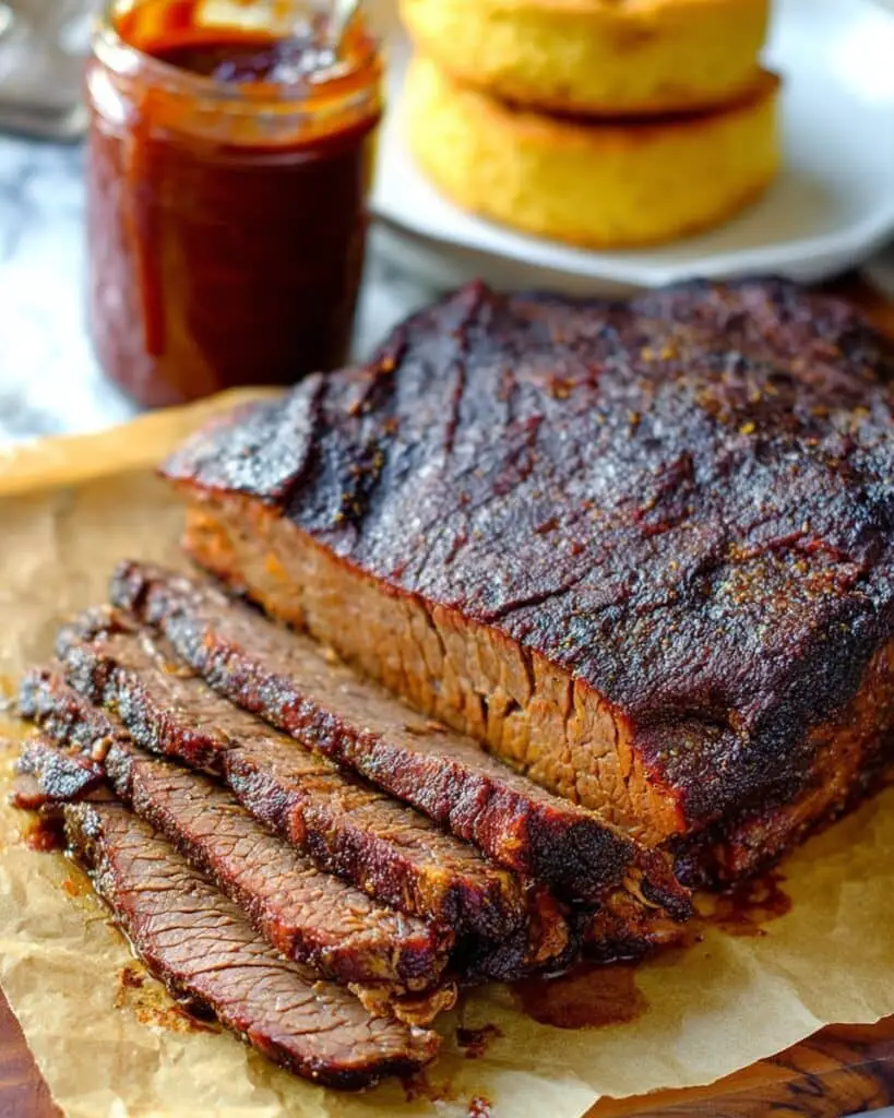 Slow Cooker Beef Brisket with Homemade BBQ Sauce Recipe