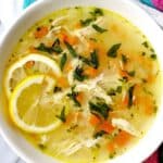 Greek Lemon Chicken Soup (Low-Carb Avgolemono) Recipe
