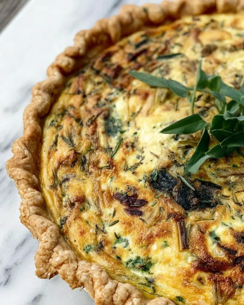 Mother’s Day Vegetable and Herb Quiche Recipe