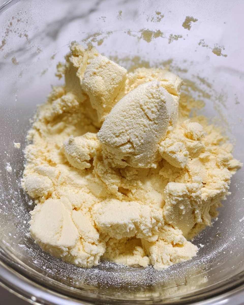 A single slice of pumpkin pie is shown on a white decorative plate with scalloped edges. The pie has two main layers: a light golden-brown crust on the bottom and a smooth, thick, deep orange pumpkin filling. On top of the pumpkin layer is a dollop of white whipped cream sprinkled with brown cinnamon powder. A silver fork rests on the plate with a bite of the pumpkin filling on its tines. The plate is placed on a white marbled surface with a blurred green outdoor background. Photo taken with an iphone --ar 4:5 --v 7