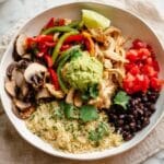Rotisserie Chicken Taco Bowls Recipe