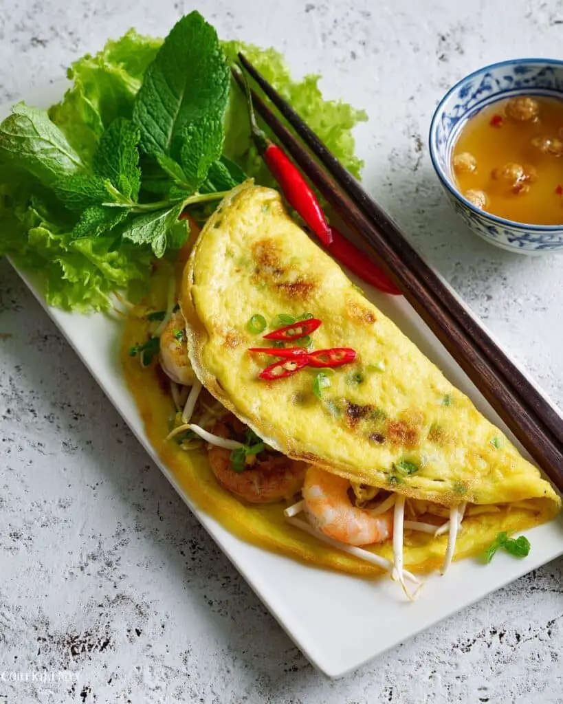 Crispy Vietnamese Crepes (Banh Xeo) Recipe