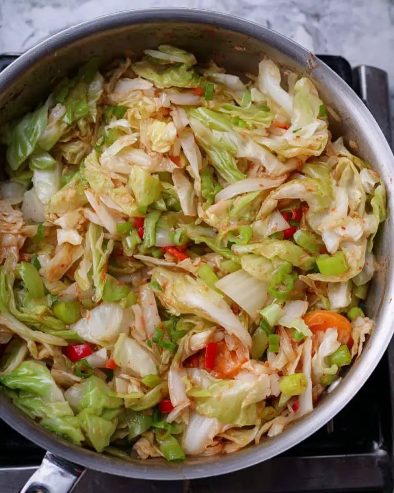 Cajun Cabbage with Shrimp and Sausage Recipe