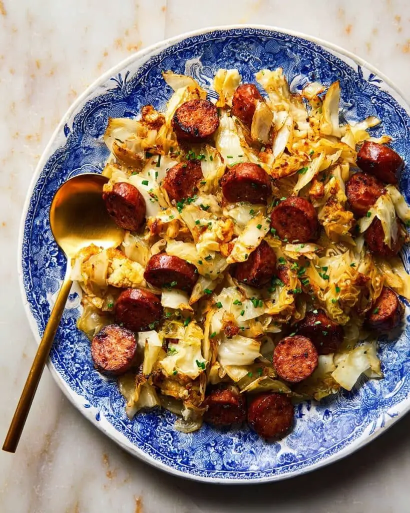 Southern Fried Cabbage and Sausage Recipe