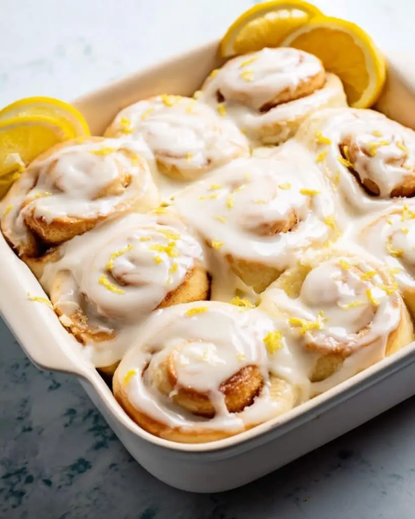 The Best Fluffy Lemon Sweet Rolls Recipe