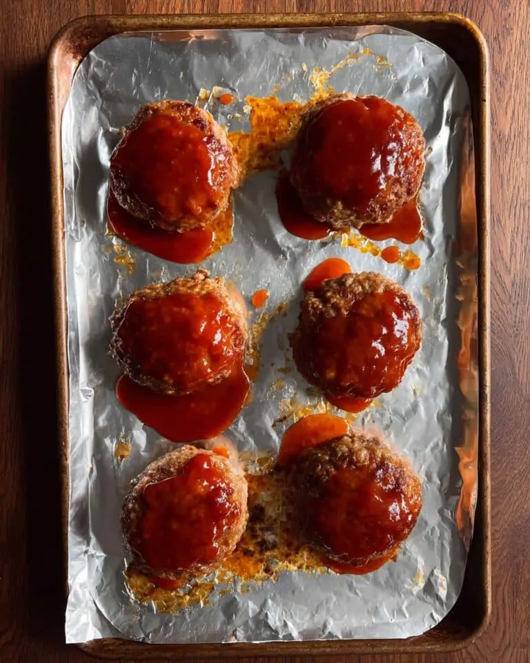 Mini Turkey Meatloaves with BBQ Sauce Recipe