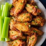 Crispy Air Fryer Chicken Wings with Garlic Salt and Lemon Pepper Recipe