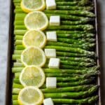 Lemon Butter Roasted Asparagus with Parmesan Recipe