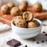 No Bake Edible Cookie Dough Bites (Healthy!) Recipe
