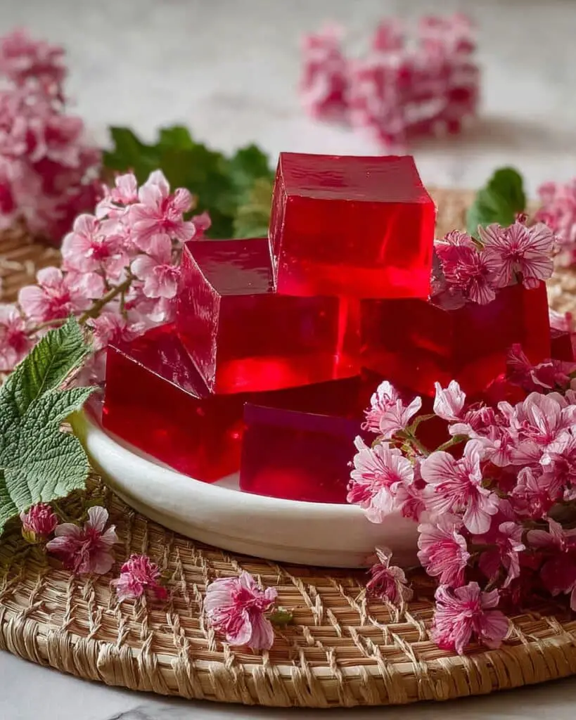 Layered Flowering Currant Jelly Dessert Recipe