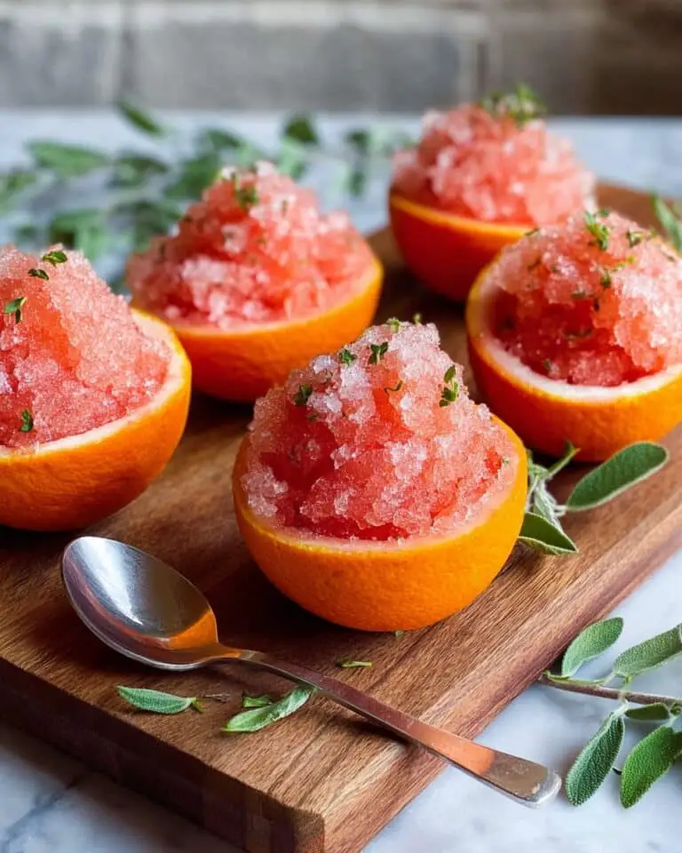 Blood Orange & Tarragon Granita Recipe