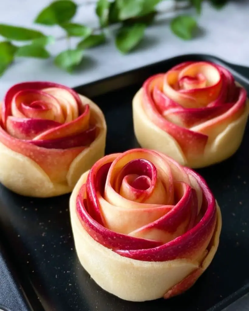 Apple Roses in Shortcrust Pastry Recipe