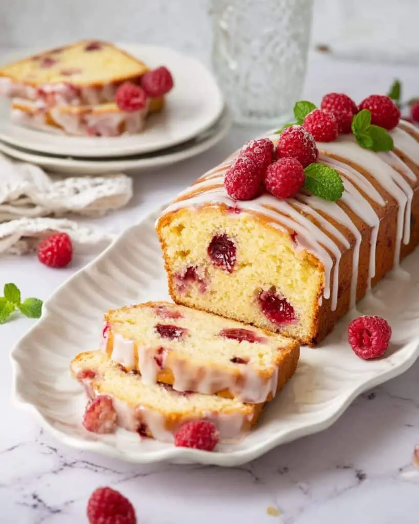 Lemon Raspberry Loaf Cake Recipe