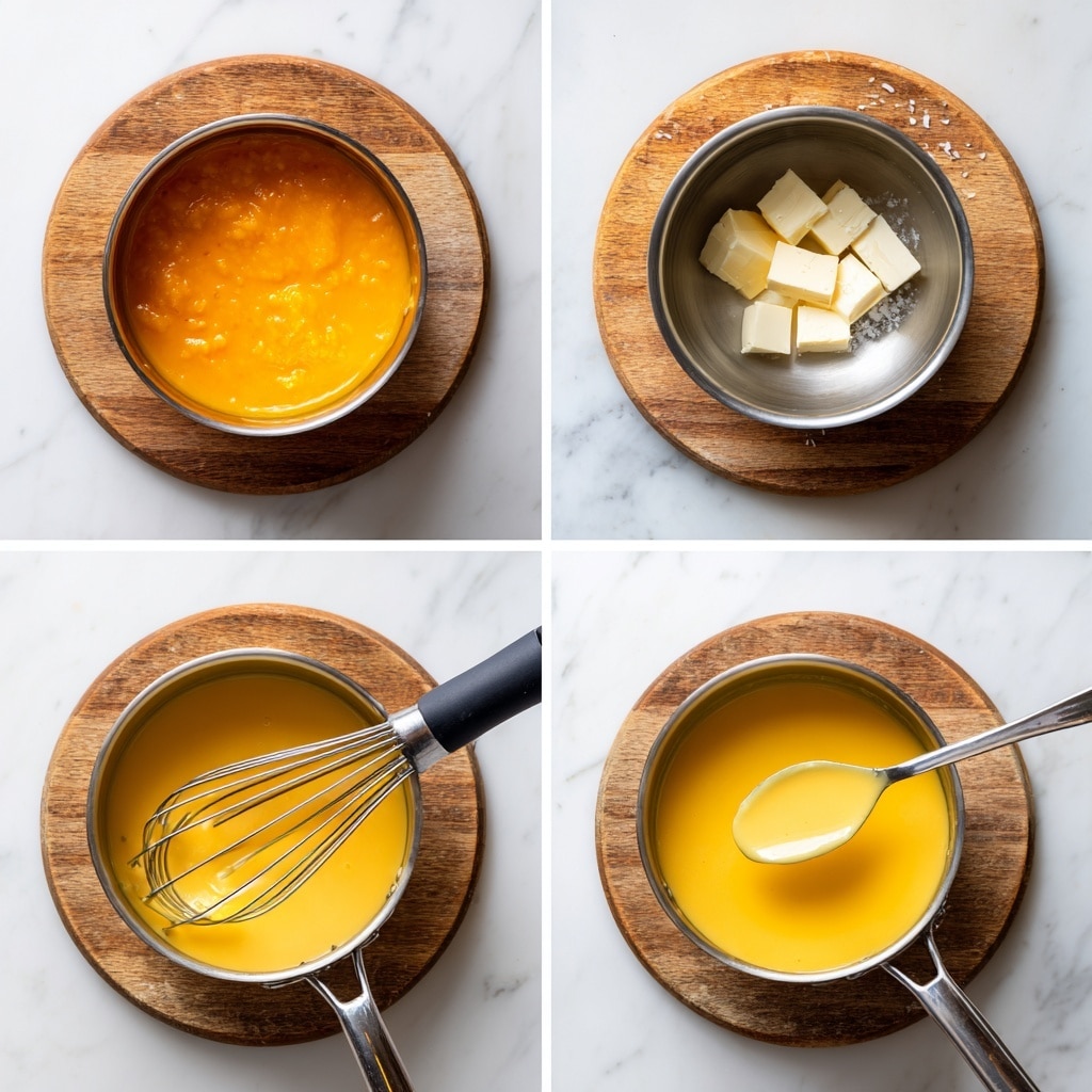 A group of small tarts with golden brown crusts and smooth, bright yellow filling are spread across a white marbled surface, some empty tart shells are also placed randomly around them. A clear glass jar filled with thick yellow cream and a spoon inside stands on the left, tied with a rustic string. In the background, two whole yellow lemons sit on a wooden board, with a yellow knife and a folded gray cloth nearby. The scene uses soft natural light, making the tarts look fresh and vibrant. photo taken with an iphone --ar 4:5 --v 7
