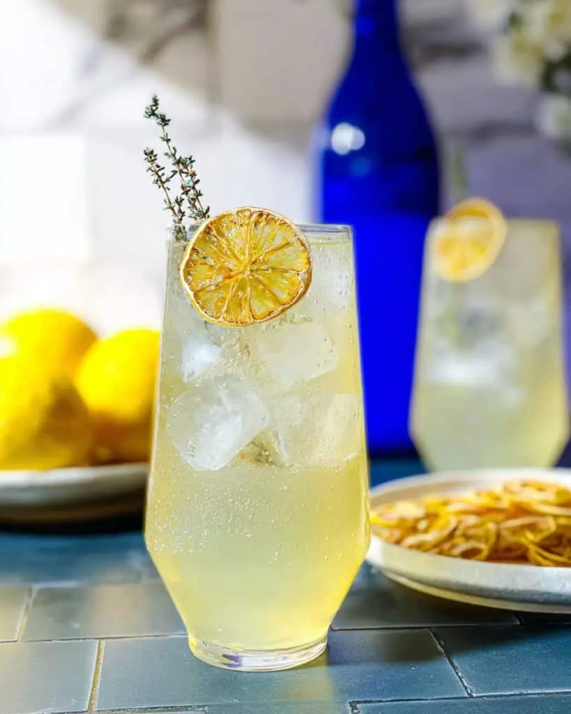 Grilled Lemon & Thyme Spritz (Non-Alcoholic) Recipe