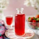 Homemade Strawberry Simple Syrup Recipe