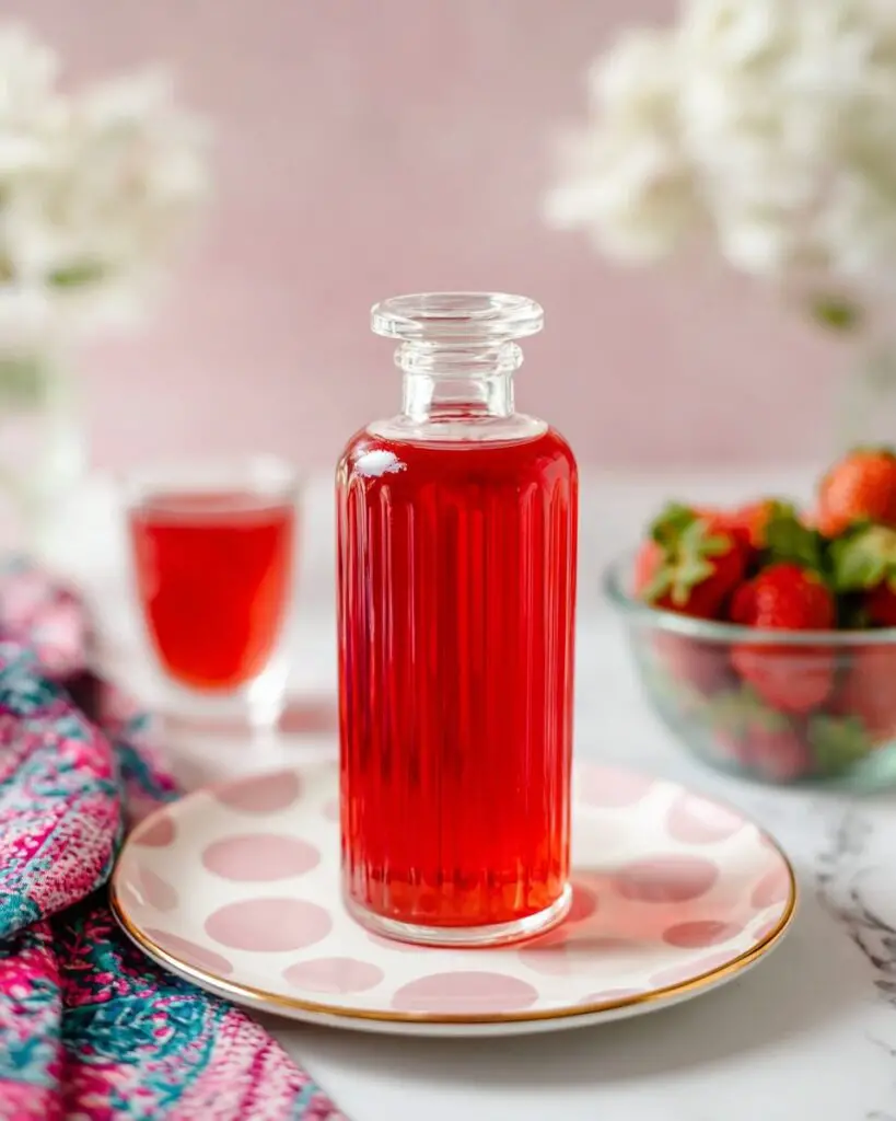 Homemade Strawberry Simple Syrup Recipe