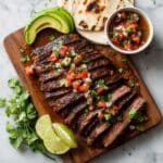 Perfectly Grilled Carne Asada with Cilantro and Citrus Recipe