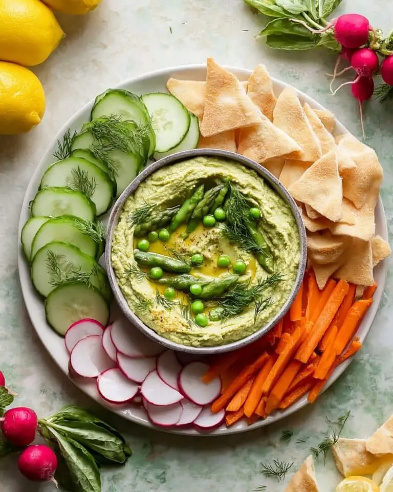Asparagus Pea Hummus Recipe