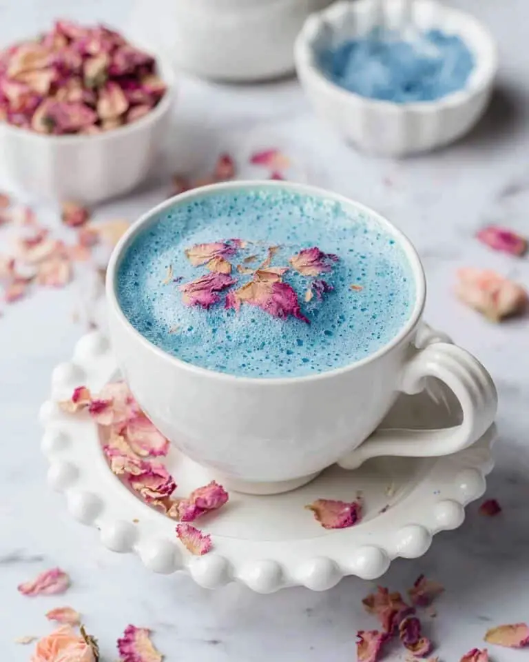 Blue Butterfly Pea Flower Latte Recipe