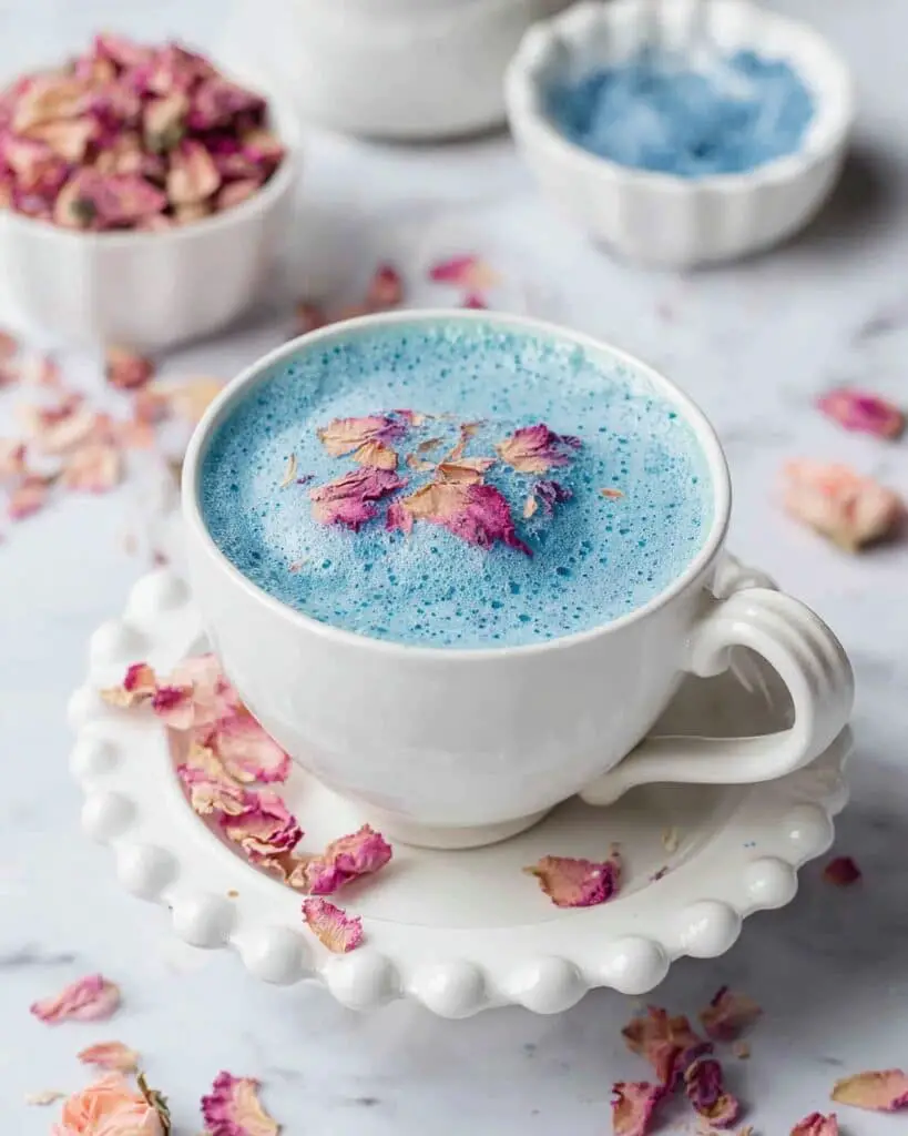 Blue Butterfly Pea Flower Latte Recipe