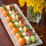 Prosciutto and Melon Skewers Recipe