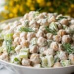 Creamy Chickpea Salad with Dill Recipe