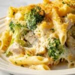 Alfredo Chicken Broccoli Bake with Pasta Recipe